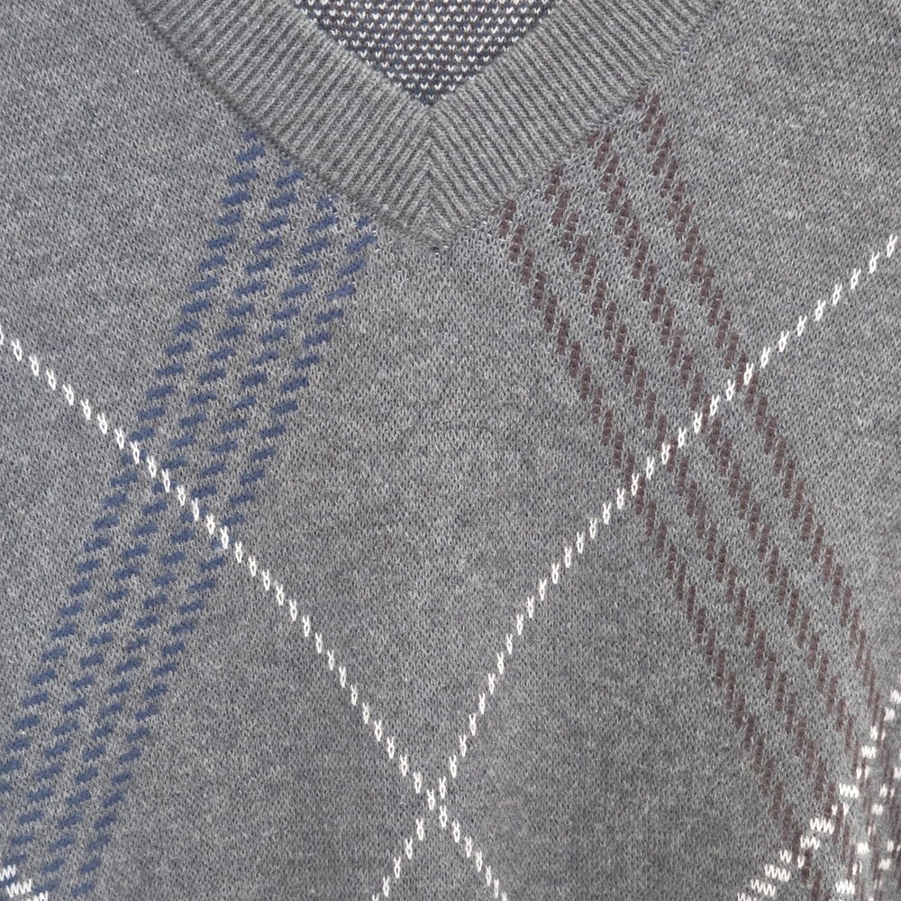 Johnston & Murphy Mens Sweater, Large Classic V-Neck Pullover Pima Cotton Casual - Picture 5 of 10